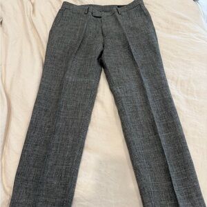 Banana Republic Linen Tapered Fit Pants 32  Waist, 28 Length